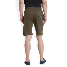 Rocx Men's Olive Green Stripe Shorts