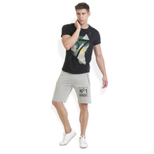Rocx Men's Light Grey Workout Shorts With Zip