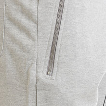 Rocx Men's Light Grey Workout Shorts With Zip