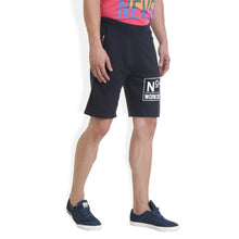 Rocx Men's Navy Blue Workout Shorts With Zip