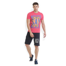 Rocx Men's Navy Blue Workout Shorts With Zip
