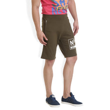 Rocx Men's Olive Green Workout Shorts With Zip