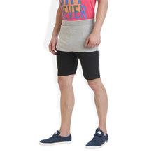 Rocx Men's Light Grey And Black Colour Short