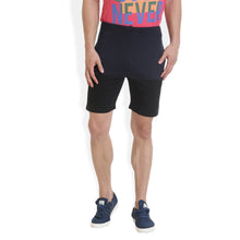 Rocx Men's Navy Blue and Black Colour Shorts