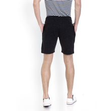 Rocx Men'S Black Neppy Milange Cotton Short