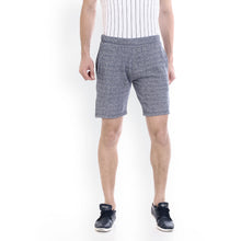 Rocx Men'S Blue Milange Cotton Short