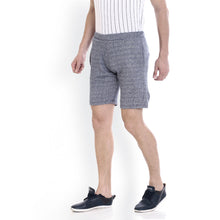 Rocx Men'S Blue Milange Cotton Short