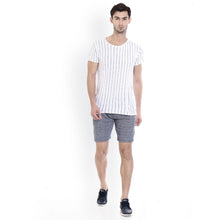 Rocx Men'S Blue Milange Cotton Short