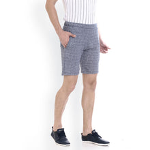 Rocx Men'S Blue Milange Cotton Short