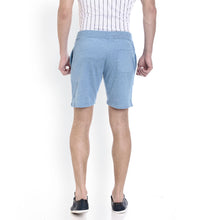 Rocx Men'S Sky Blue Milange Cotton Short