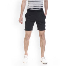 Rocx Men'S Black Milange Cotton Short