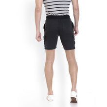 Rocx Men'S Black Milange Cotton Short