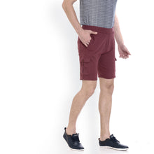 Rocx Men'S Marron Cotton Short