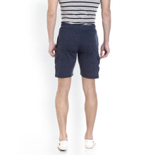 Rocx Men'S Navy Milange Cotton Short
