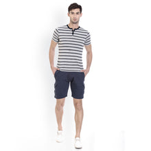 Rocx Men'S Navy Milange Cotton Short
