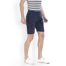 Rocx Men'S Navy Milange Cotton Short