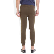 Rocx Men Cotton Olive Green Track Pant