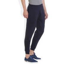 Rocx Men Cotton Navy Blue Track Pant