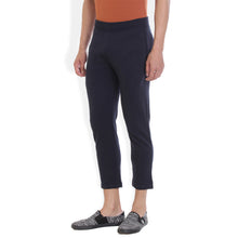 Rocx Men Cotton Navy Blue Track Pant