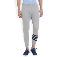 ROCX Mens Grey Color track pant with  bottom Striped print