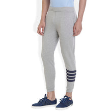 ROCX Mens Grey Color track pant with  bottom Striped print
