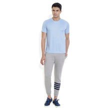 ROCX Mens Grey Color track pant with  bottom Striped print
