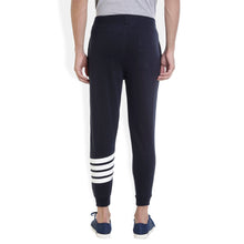 ROCX Mens Dark blue Color track pant with  bottom Striped print