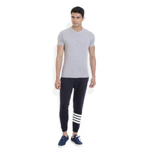 ROCX Mens Dark blue Color track pant with  bottom Striped print