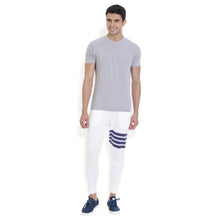 ROCX Mens White Color track pant with  Thi Striped print