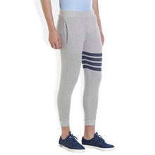 ROCX Mens Grey Color track pant with  Thi Striped print