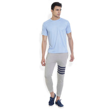 ROCX Mens Grey Color track pant with  Thi Striped print