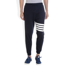 ROCX Mens Dark blue Color track pant with  Thi Striped print