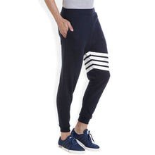 ROCX Mens Dark blue Color track pant with  Thi Striped print