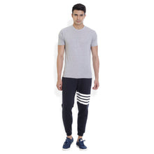 ROCX Mens Dark blue Color track pant with  Thi Striped print