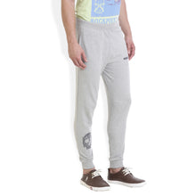 Rocx Men's Light Grey Skull Printed Track Pant