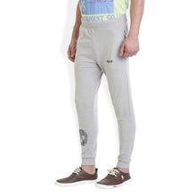 Rocx Men's Light Grey Skull Printed Track Pant