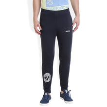 Rocx Men's Navy Blue Skull Printed Track Pant