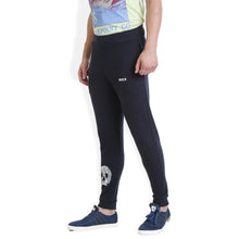 Rocx Men's Navy Blue Skull Printed Track Pant