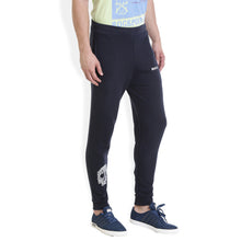 Rocx Men's Navy Blue Skull Printed Track Pant