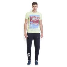 Rocx Men's Navy Blue Skull Printed Track Pant