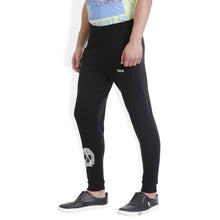 Rocx Men's Black Skull Printed Track Pant