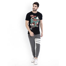 Rocx Men's Grey Colour Printed Trackpant