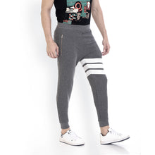 Rocx Men's Grey Colour Printed Trackpant