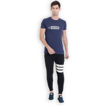 Rocx Men's Navy Blue Colour Printed Trackpant