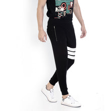 Rocx Men's Black Colour Printed Trackpant