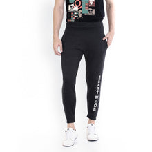 Rocx Men's Black Colour Printed Trackpant