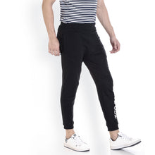 Rocx Men's Black Colour Printed Trackpant