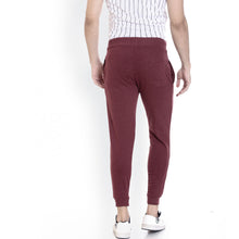 Rocx Men's Maroon Colour Printed Trackpant