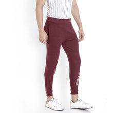 Rocx Men's Maroon Colour Printed Trackpant