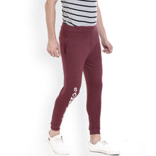 Rocx Men's Maroon Colour Printed Trackpant